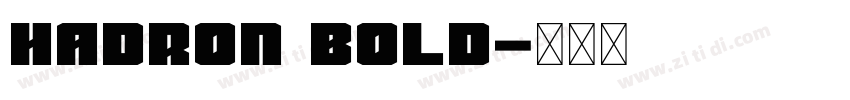 Hadron Bold字体转换